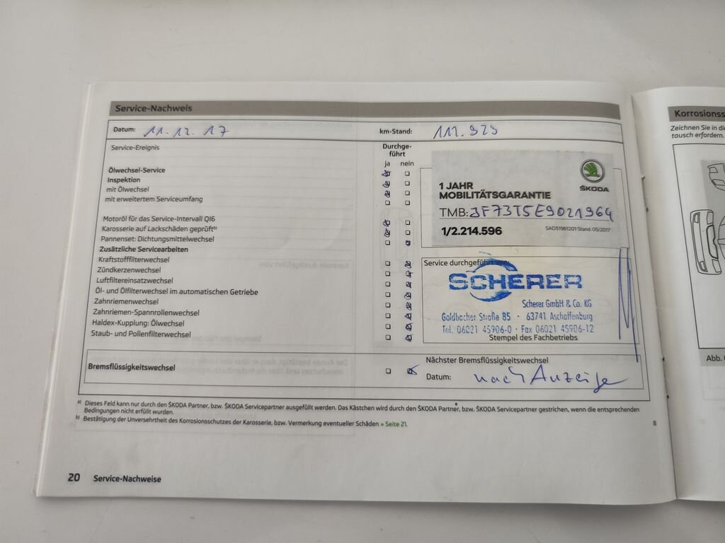 Škoda Superb Kombi 2,0 l 125 kw