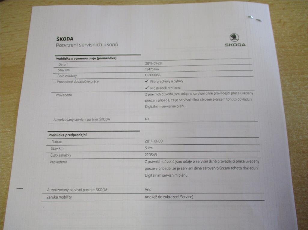 Škoda Superb Liftback 2,0 l 110 kw