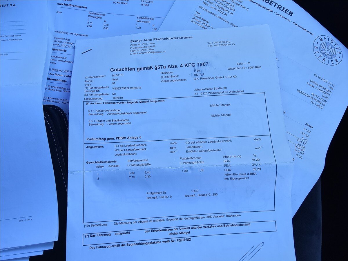 Seat Leon Kombi 1,5 l 110 kw