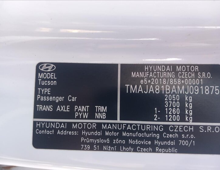 Hyundai Tucson SUV 1,6 l 110 kw