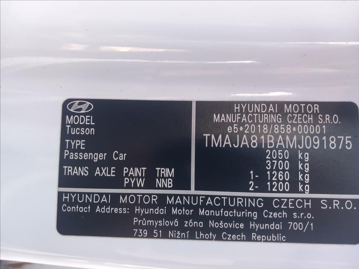 Hyundai Tucson SUV 1,6 l 110 kw