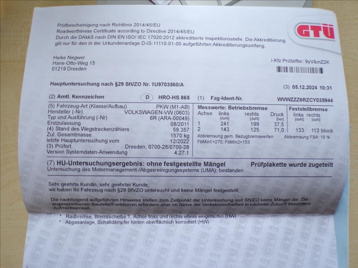 Volkswagen Polo Hatchback 1,2 l 77 kw