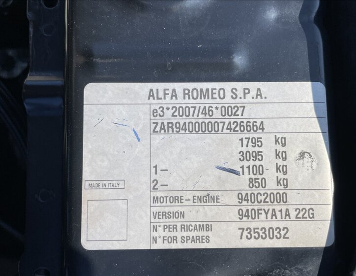 Alfa Romeo Giulietta Kombi 1,4 l 110 kw