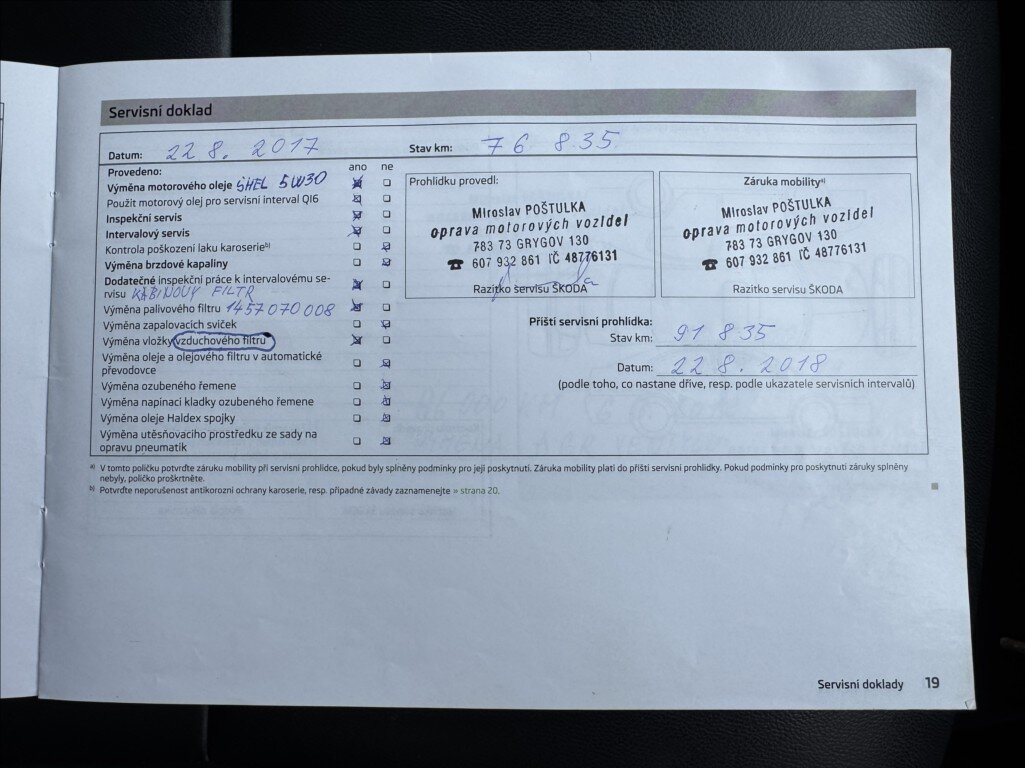 Škoda Superb Kombi 2,0 l 125 kw