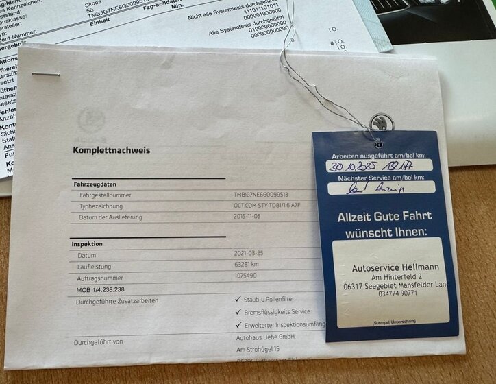 Škoda Octavia Kombi 1,6 l 81 kw