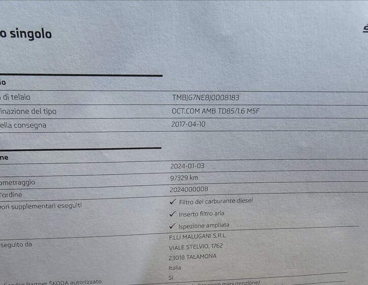 Škoda Octavia Kombi 1,6 l 85 kw
