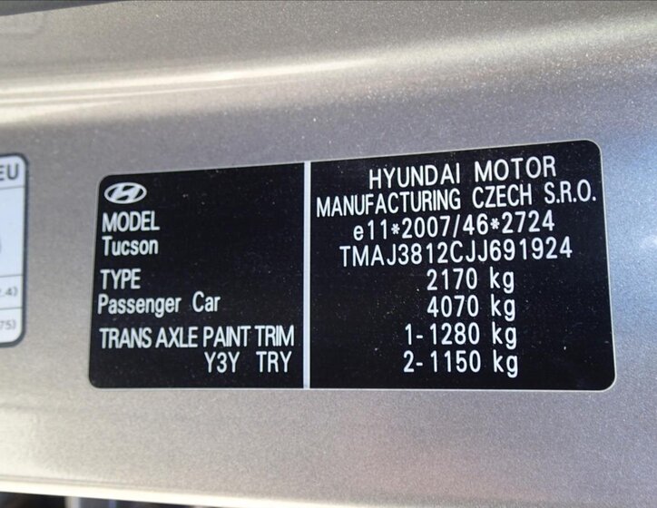 Hyundai Tucson SUV / Terénní 1,6 l 130 kw