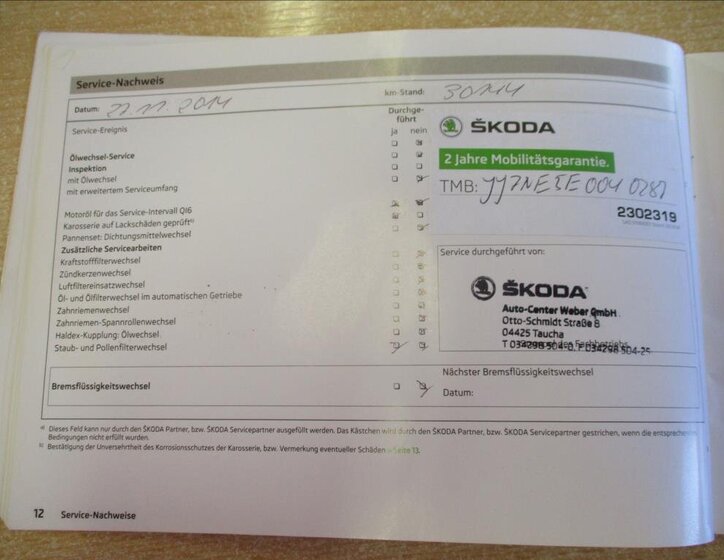 Škoda Octavia Kombi 2,0 l 110 kw