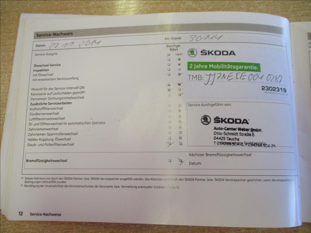 Škoda Octavia Kombi 2,0 l 110 kw