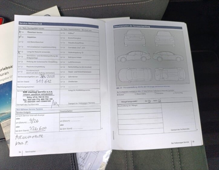 Volkswagen Touran MPV 2,0 l 110 kw