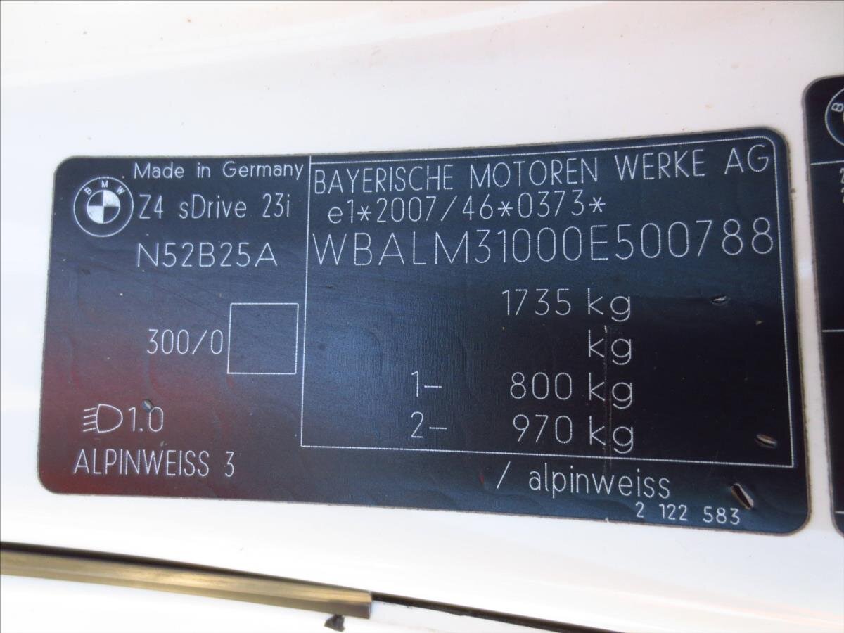 BMW Z4 Kabriolet 2,5 l 150 kw