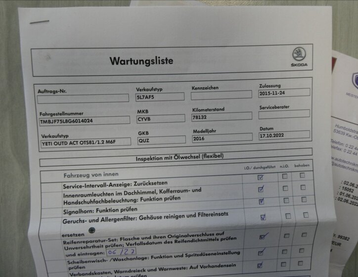 Škoda Yeti SUV / Terénní 1,2 l 81 kw