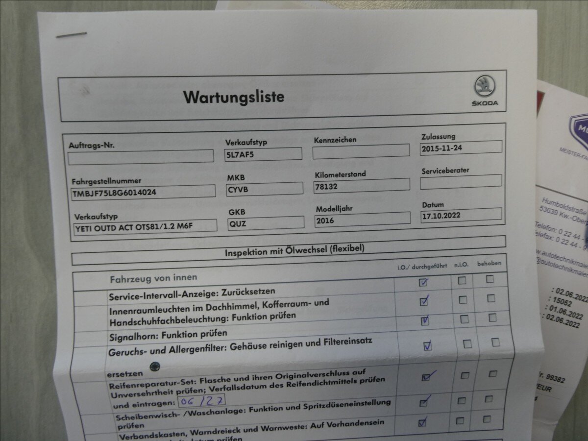 Škoda Yeti SUV / Terénní 1,2 l 81 kw