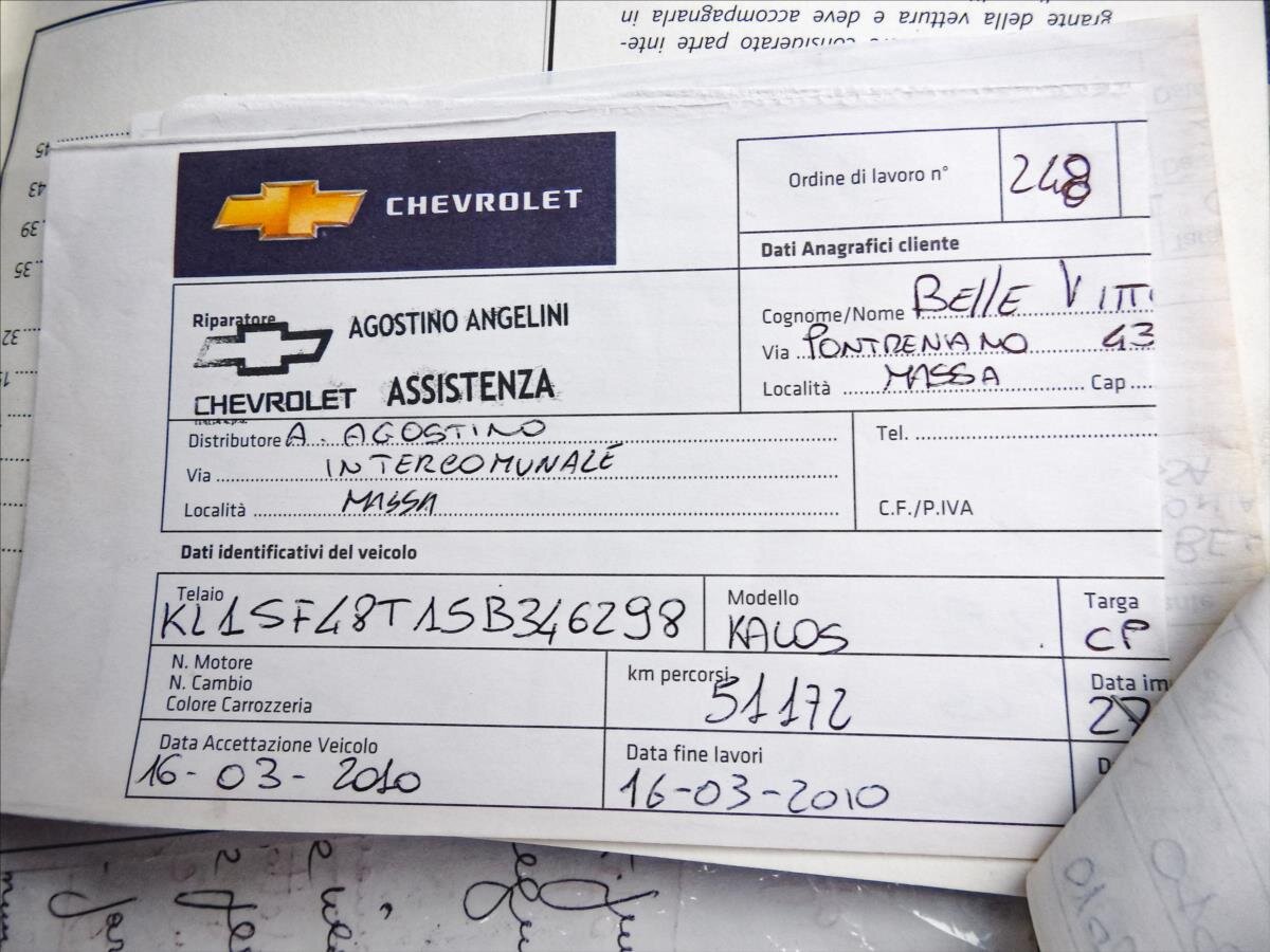 Chevrolet Kalos Hatchback 1,2 l 53 kw