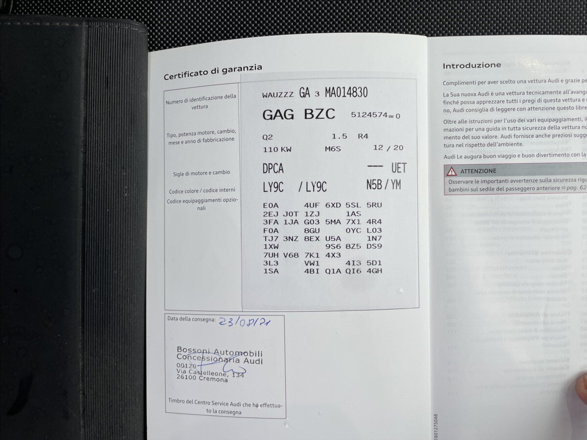 Audi Q2 SUV / Terénní 1,5 l 110 kw