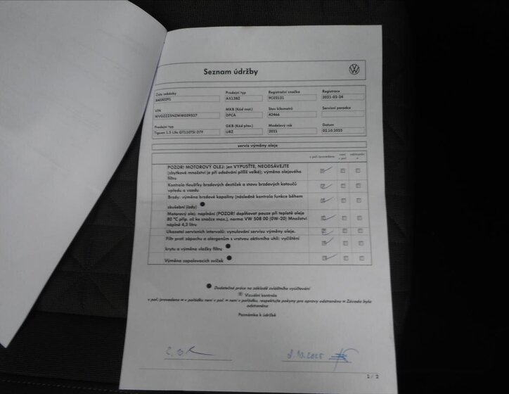 Volkswagen Tiguan SUV / Terénní 1,5 l 110 kw