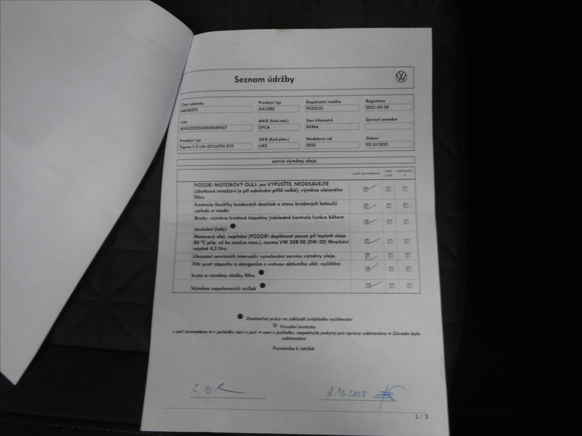 Volkswagen Tiguan SUV / Terénní 1,5 l 110 kw