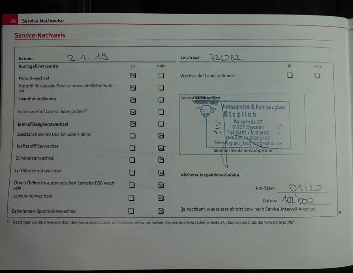 Škoda Octavia Kombi 1,8 l 112 kw