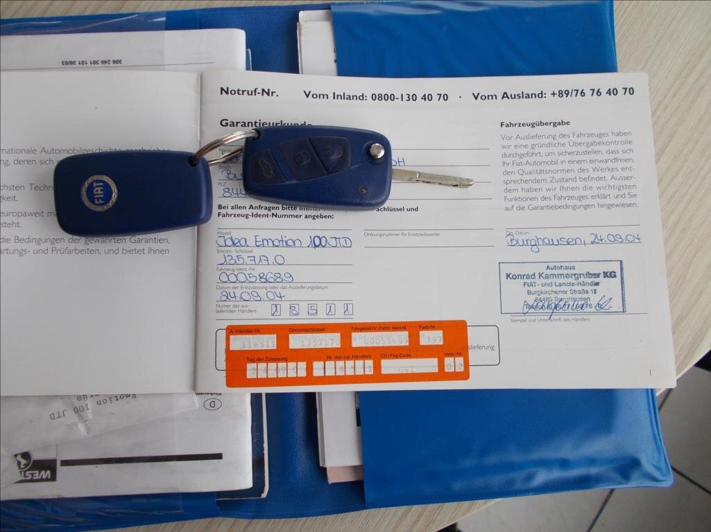 Fiat Idea Hatchback 1,9 l 74 kw