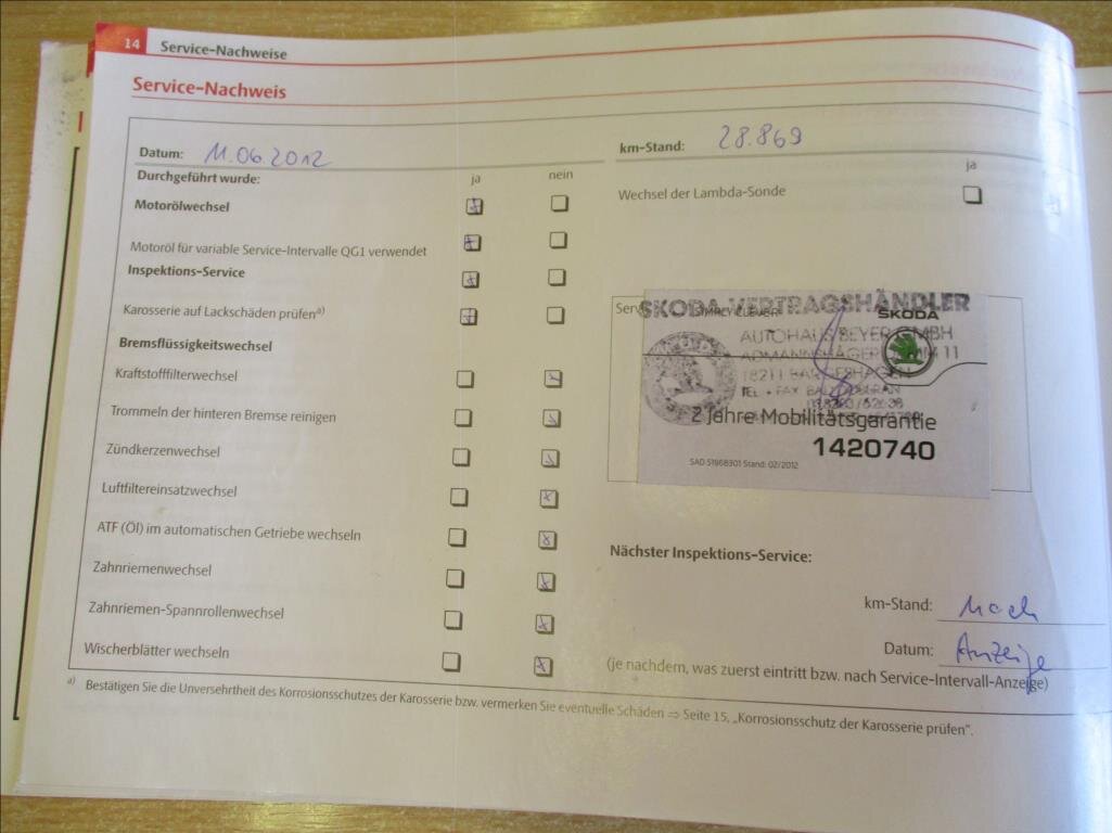 Škoda Fabia Hatchback 1,2 l 63 kw