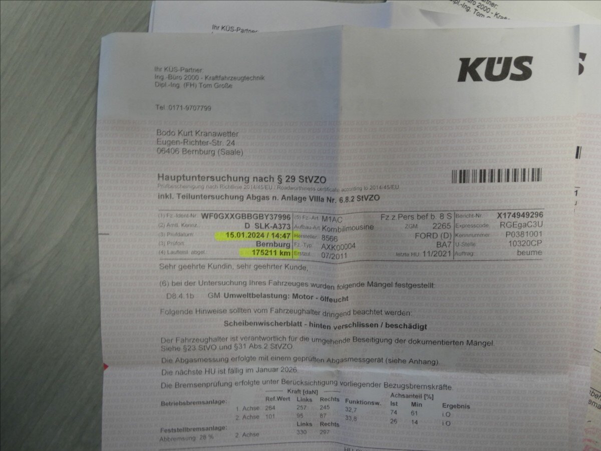 Ford Mondeo Kombi 1,6 l 85 kw