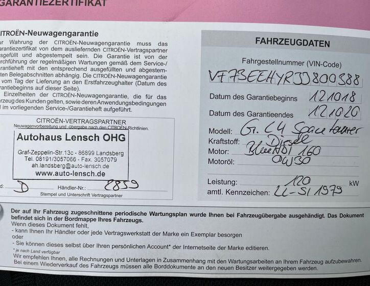 Citroën Grand C4 SpaceTourer 18