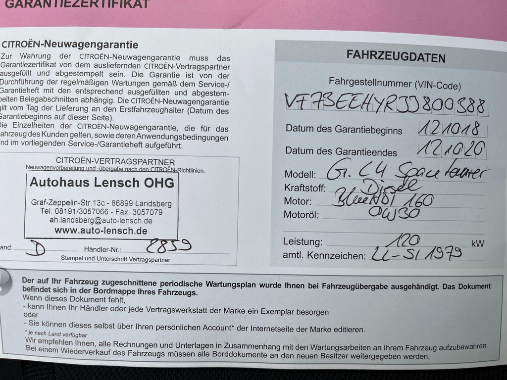 Citroën Grand C4 SpaceTourer