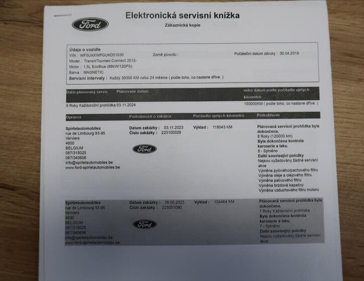 Ford Tourneo Connect MPV 1,5 l 88 kw