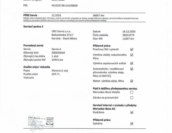 Mercedes-Benz CLS Sedan 3,0 l 320 kw