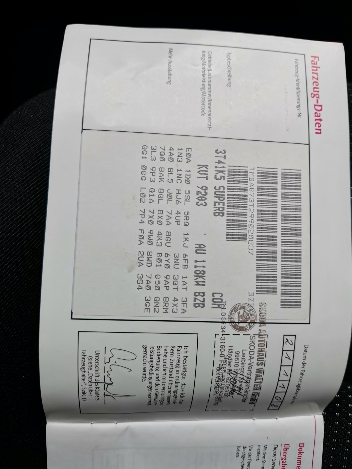 Škoda Superb Ostatní 1,8 l 118 kw