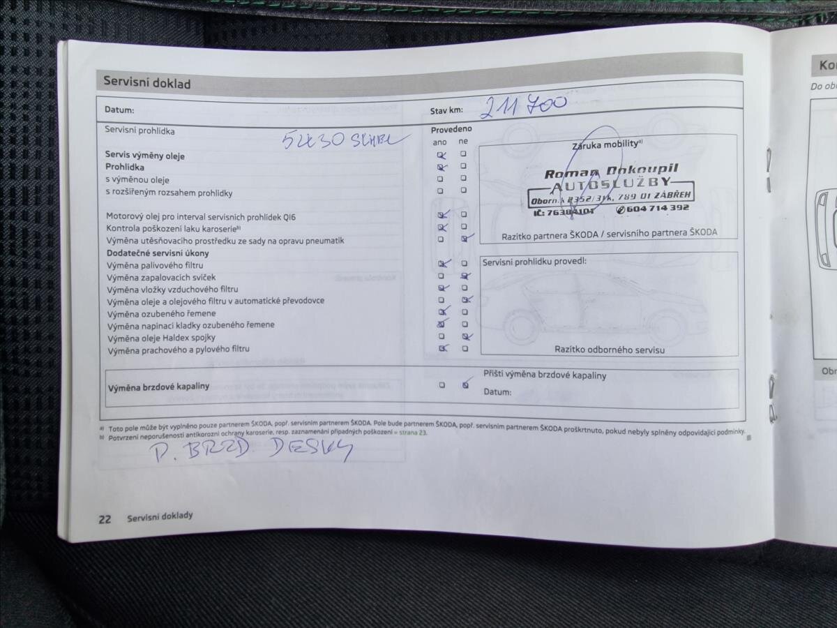 Škoda Octavia Sedan / Limuzína 2,0 l 110 kw