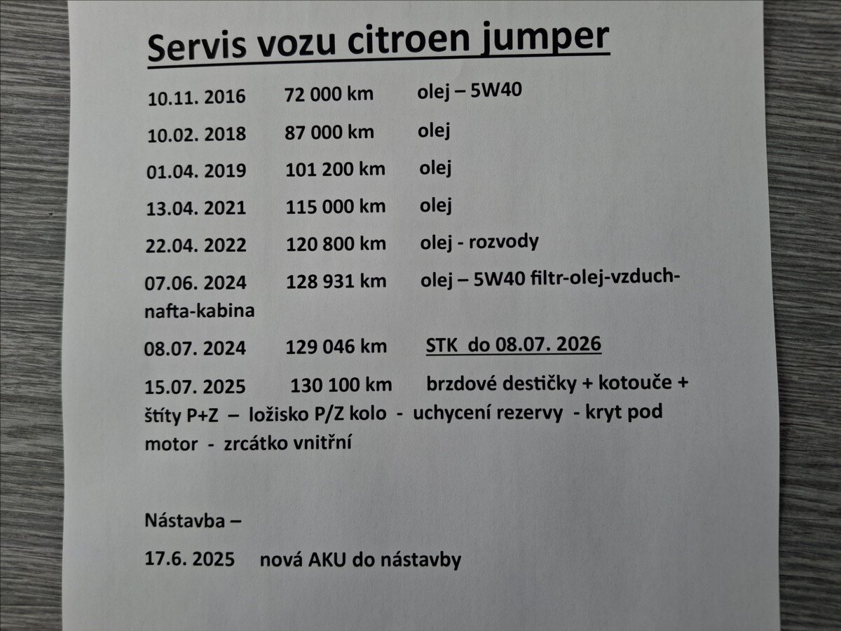 Citroën Jumper Ostatní 2,2 l 88 kw