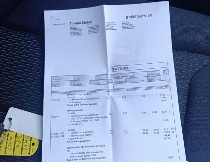 BMW Řada 3 Liftback 2,0 l 105 kw