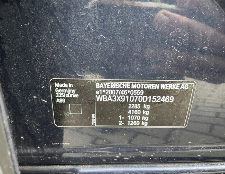 BMW Řada 3 Sedan / Limuzína 3,0 l 225 kw