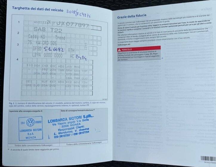 Volkswagen Caddy MPV 2,0 l 75 kw