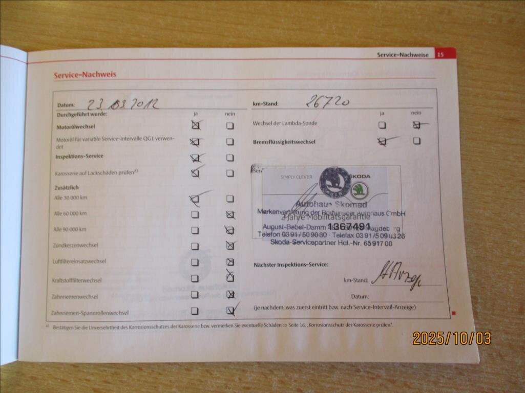 Škoda Roomster Kombi 1,4 l 63 kw