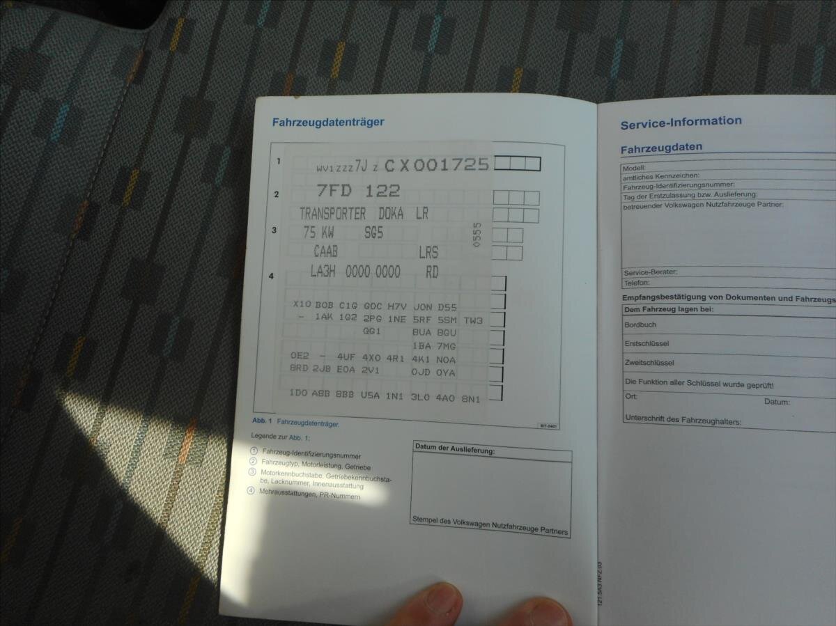 Volkswagen Transporter Valník 2,0 l 75 kw