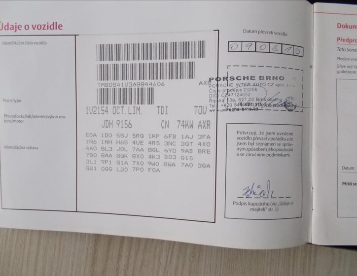 Škoda Octavia Sedan 1,9 l 74 kw