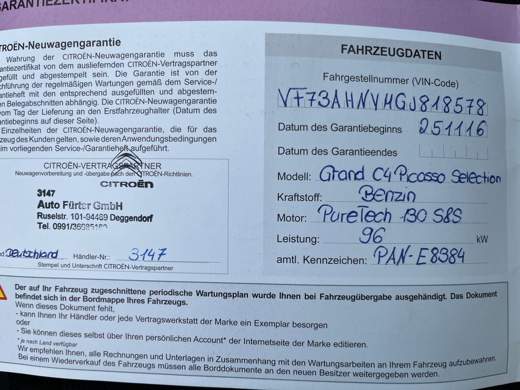 Citroën Grand C4 Picasso