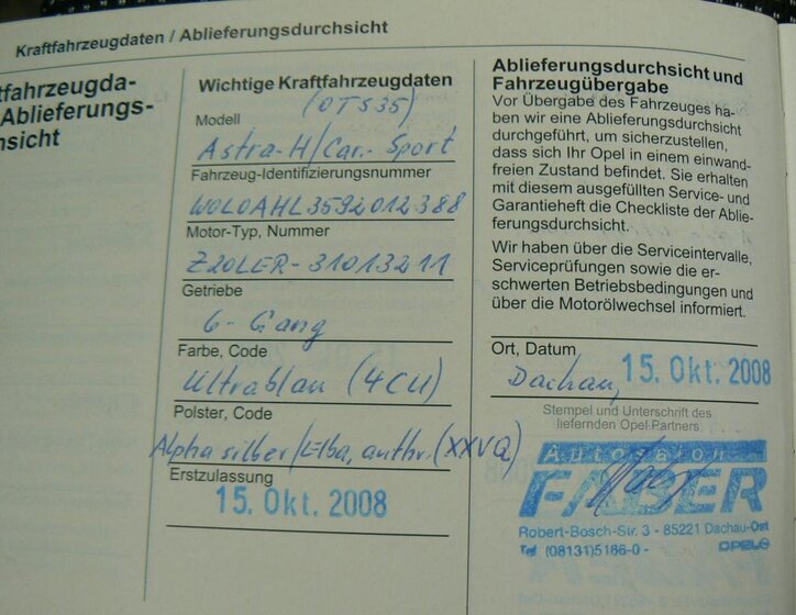 Opel Astra Kombi 2,0 l 147 kw