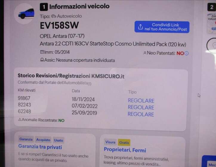 Opel Antara SUV / Terénní 2,2 l 120 kw