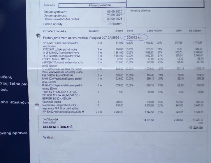 Peugeot 207 Kombi 1,6 l 68 kw