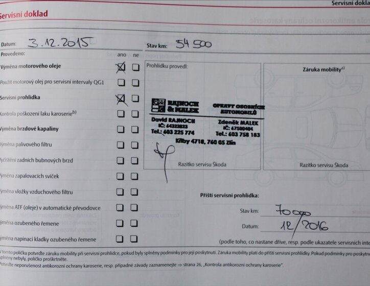 Škoda Roomster MPV 1,2 l 63 kw