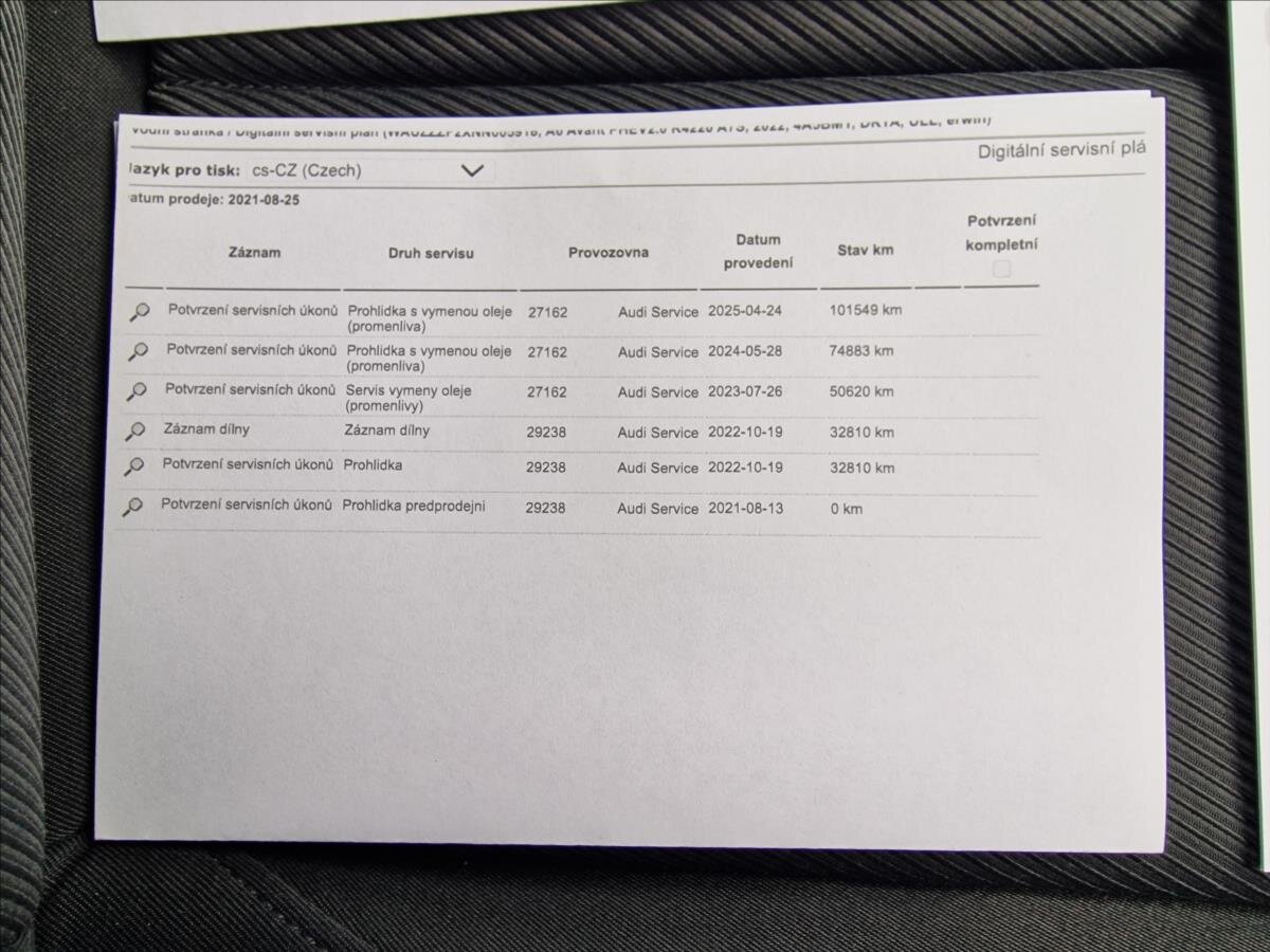 Audi A6 Kombi 2,0 l 220 kw