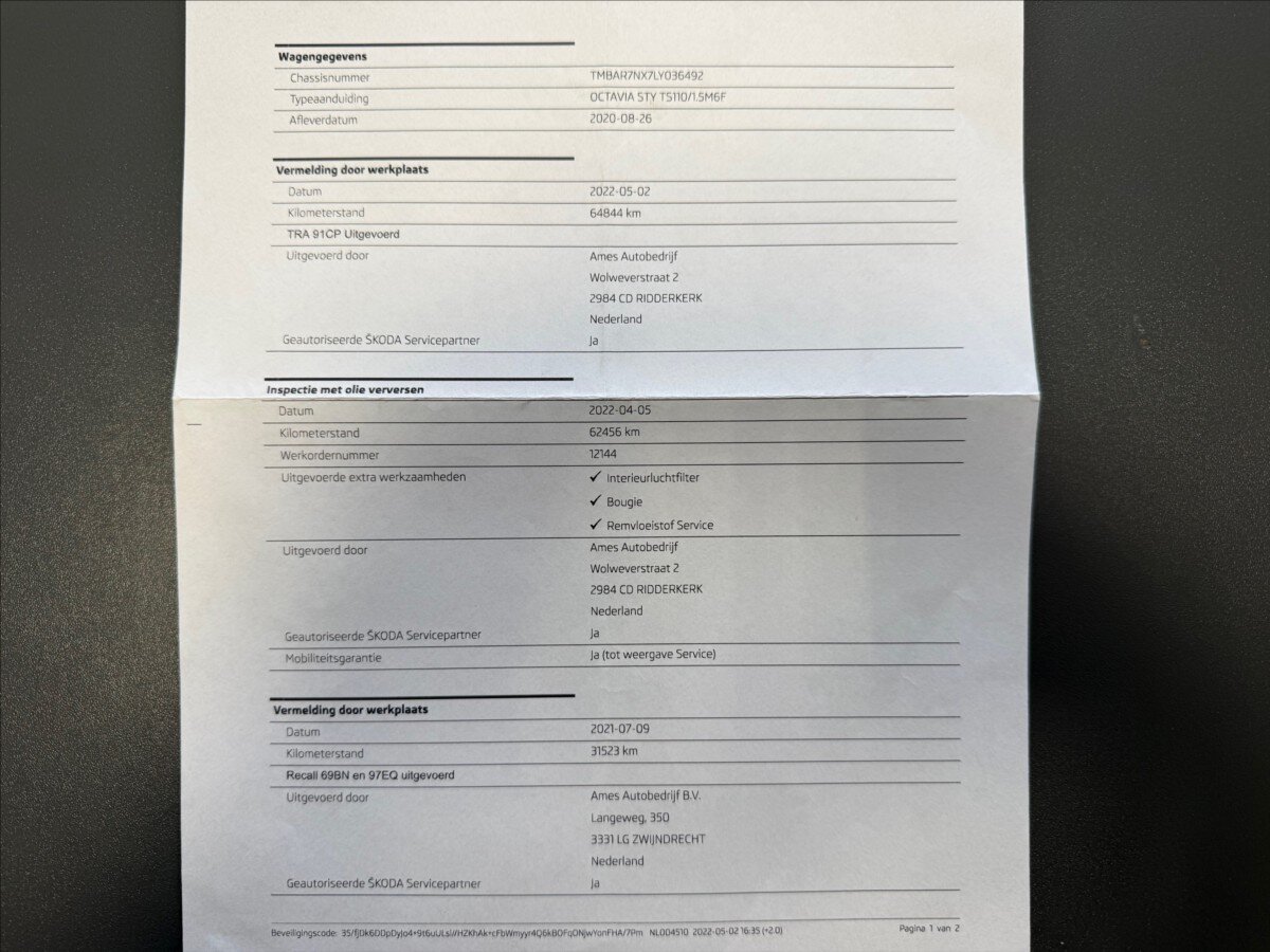 Škoda Octavia Liftback 1,5 l 110 kw