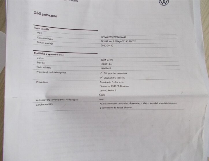 Volkswagen Passat Kombi 2,0 l 140 kw