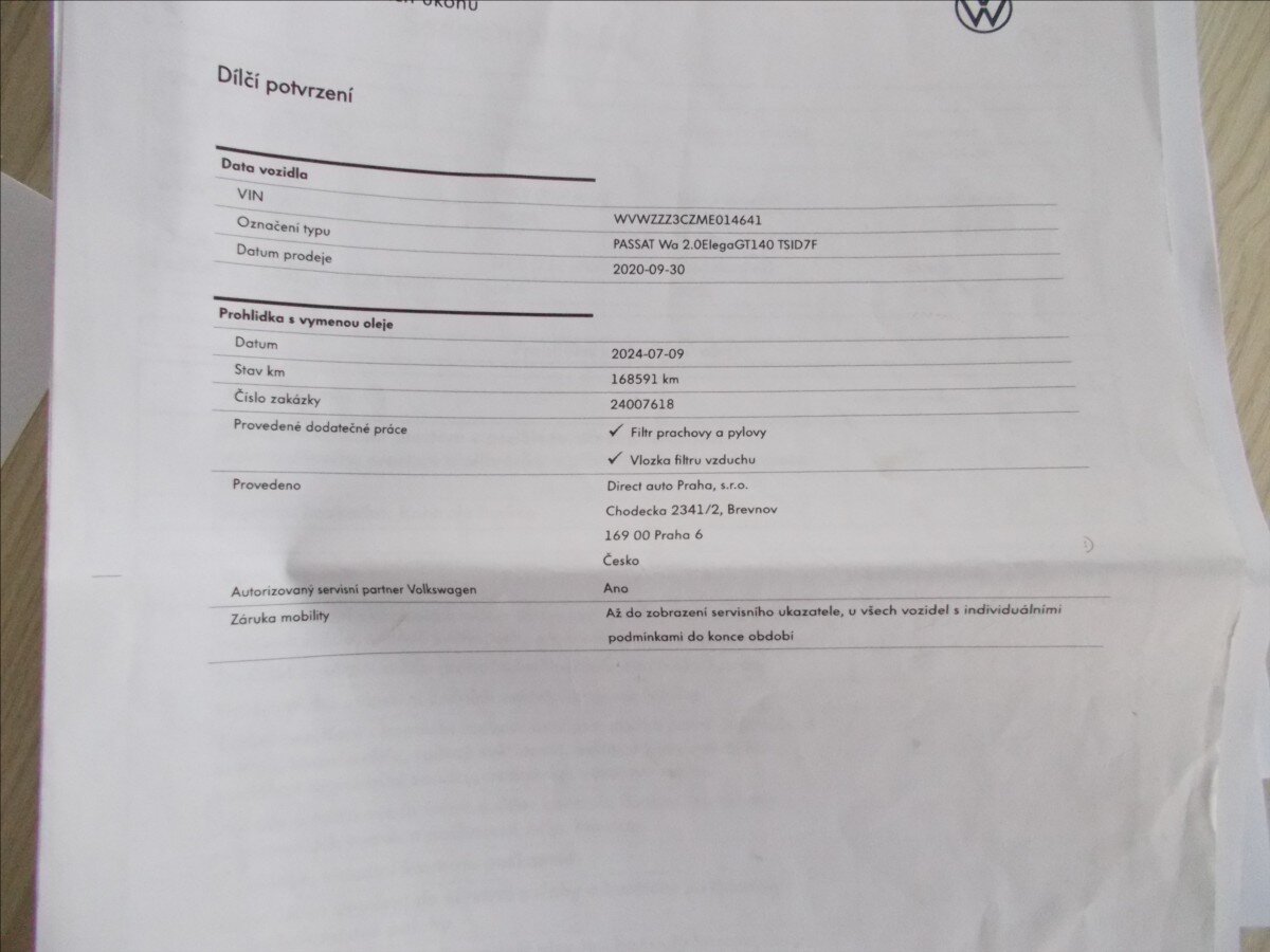 Volkswagen Passat Kombi 2,0 l 140 kw