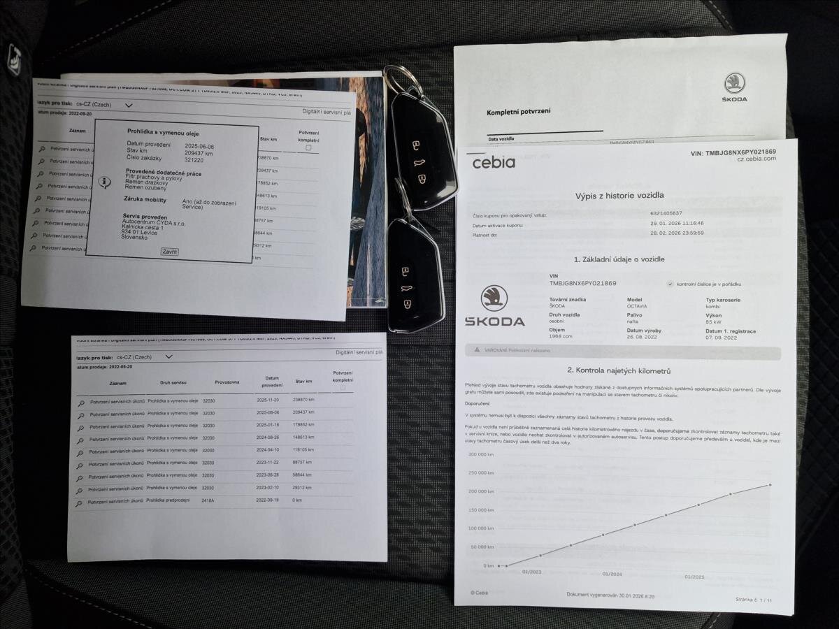 Škoda Octavia Kombi 2,0 l 85 kw