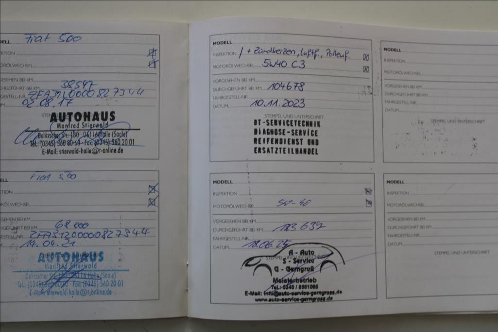 Fiat 500 Hatchback 1,2 l 51 kw