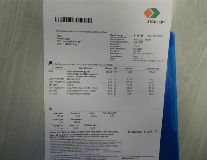 Ford Focus Kombi 1,6 l 92 kw